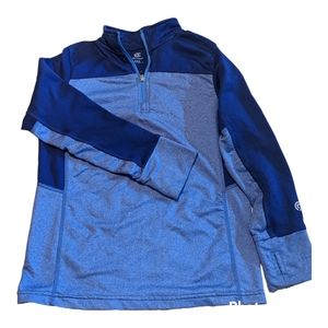 Champion Boy's long sleeve blue 1/4 zip size S(6-7)